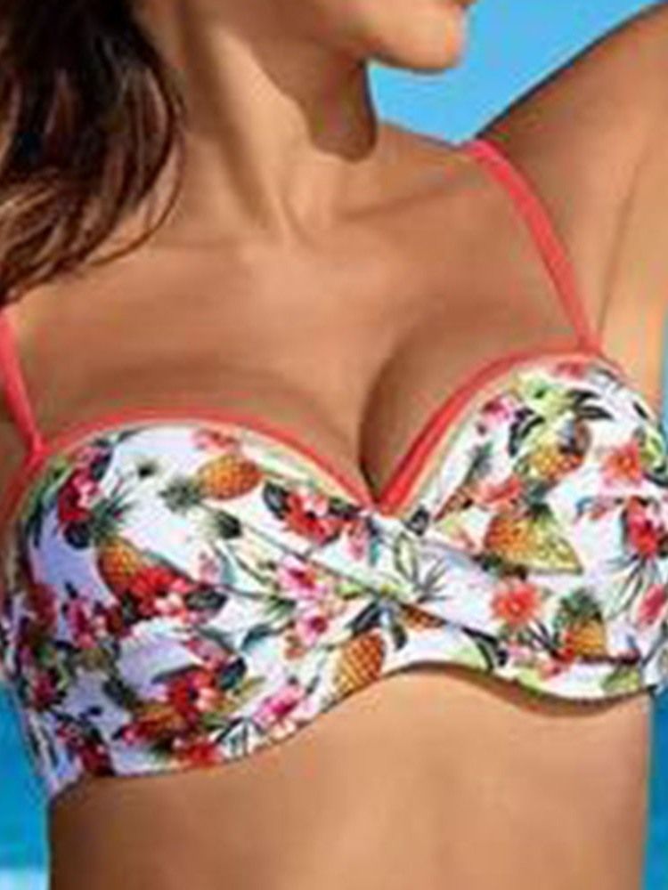 Conjunto De Biquíni Floral Sexy Feminino