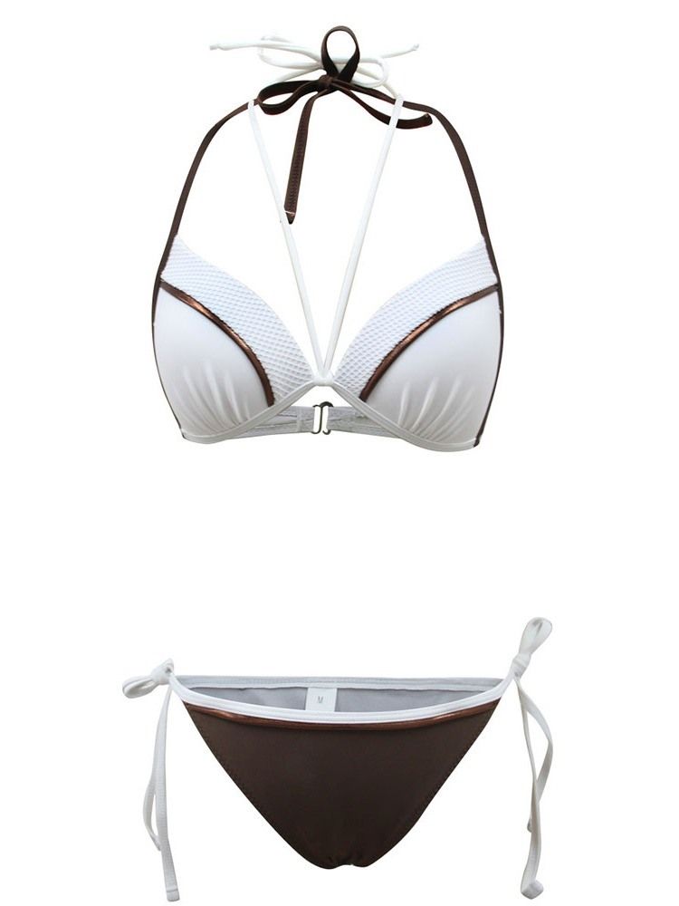 Conjunto De Biquíni Liso Sexy Maiôs Femininos