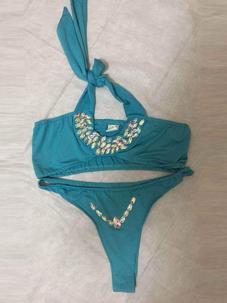 Conjunto Feminino Beach Look Tankini Conjunto Bead Swimwear