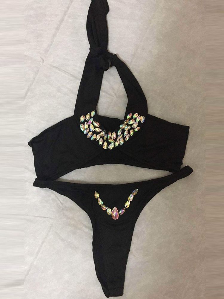 Conjunto Feminino Beach Look Tankini Conjunto Bead Swimwear