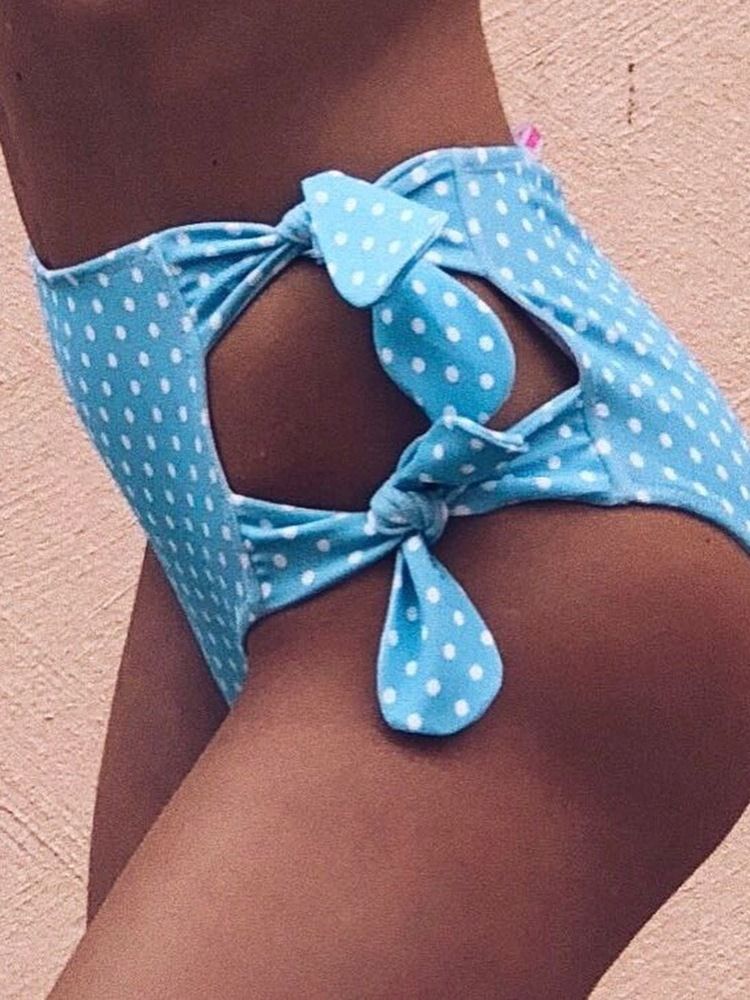 Conjunto Polka Dotstankini Sexy Feminino