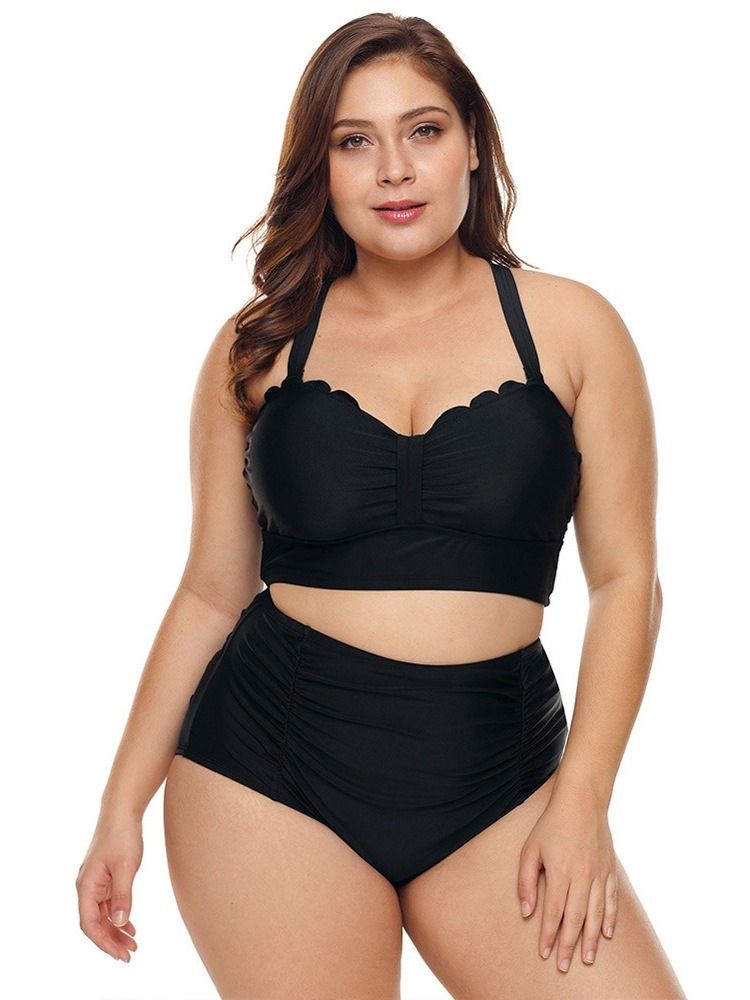 Conjunto Tankini Feminino Com Cordões Simples