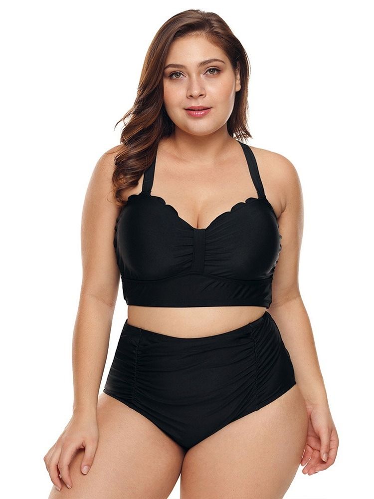 Conjunto Tankini Feminino Com Cordões Simples