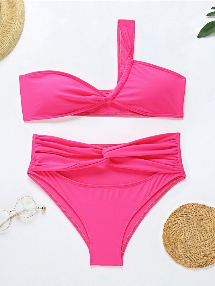 Conjunto Tankini Feminino Sexy Em Trajes De Banho Simples