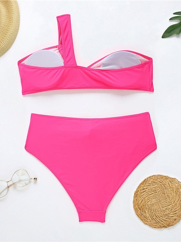 Conjunto Tankini Feminino Sexy Em Trajes De Banho Simples