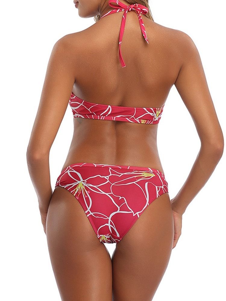 Conjunto Tankini Traje De Banho Feminino Sexy Plant