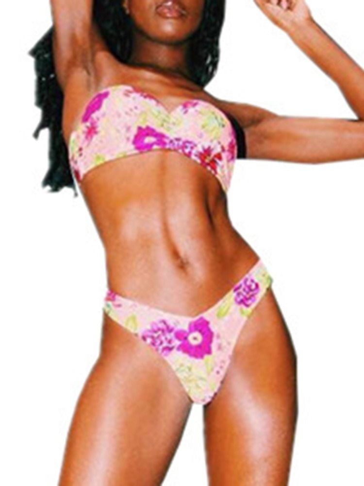 Fato De Banho Feminino Estampado Micro Skimpy