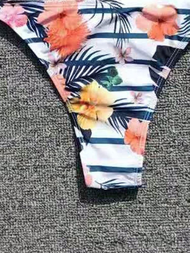 Fato De Banho Sexy Feminino Com Estampa Floral