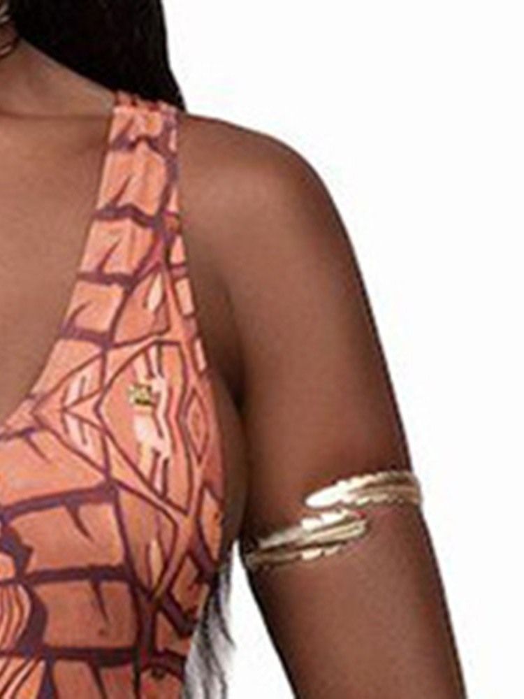 Roupa De Banho Feminina Sexy Estampada De Uma Peça Minúscula