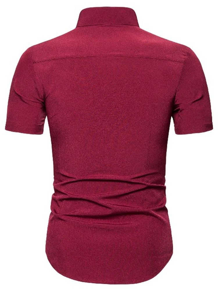 Bloco De Cor De Lapela De Patchwork Masculino Camiseta Feminina De Outono