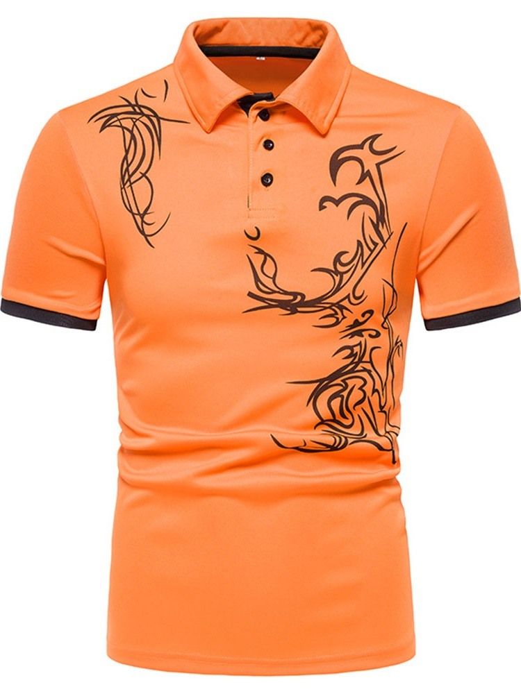 Camisa Polo Masculina De Gola Esporte Com Botão