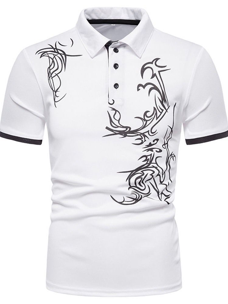 Camisa Polo Masculina De Gola Esporte Com Botão