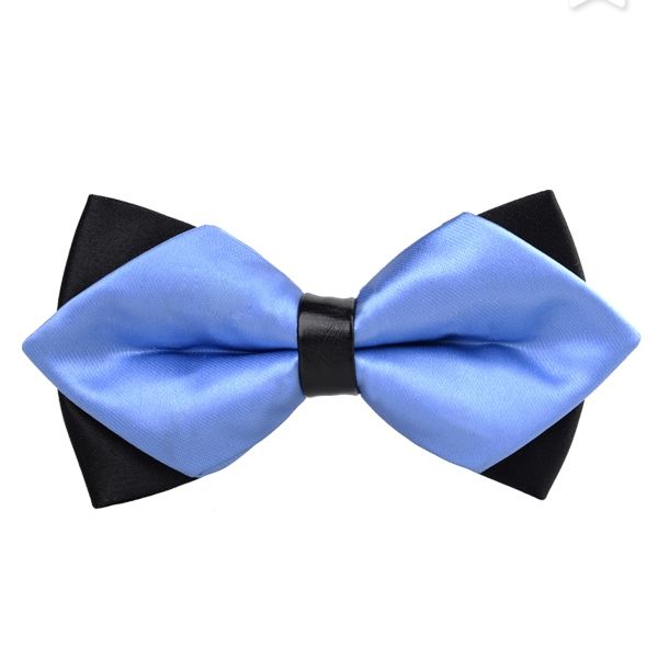 Bowtie Elegante De Estilo Britânico De Dupla Camada Masculina