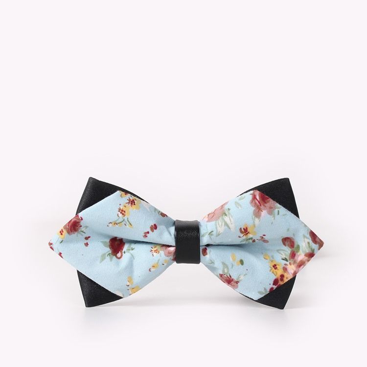 Bowtie Masculino Com Estampa De Algodão