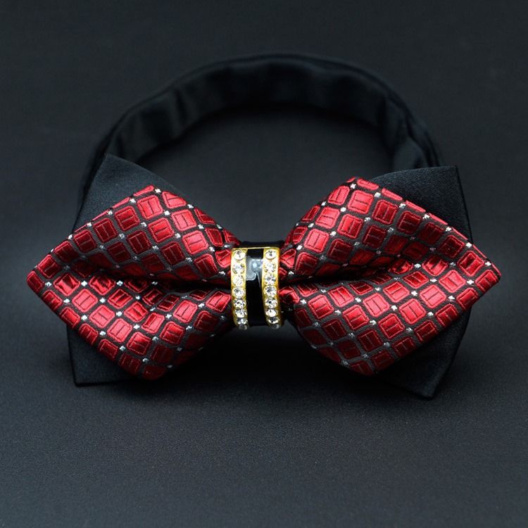 Diamante Ring Masculino Bow Tie