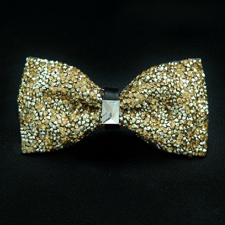 Gravata-borboleta Masculina De Strass