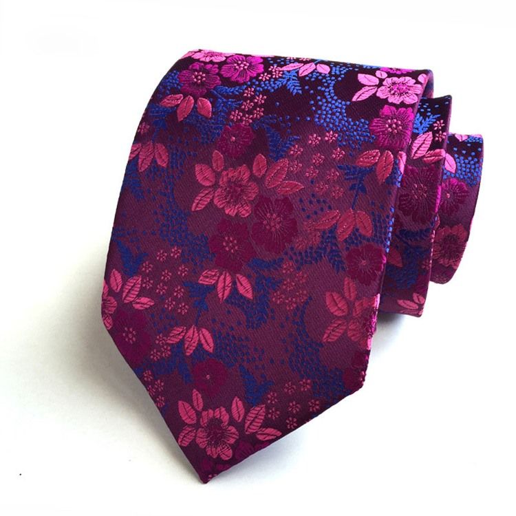 Gravata Floral Paisley Masculina