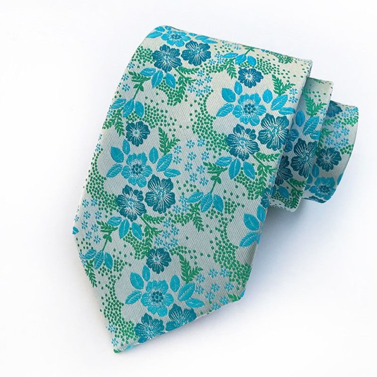 Gravata Floral Paisley Masculina