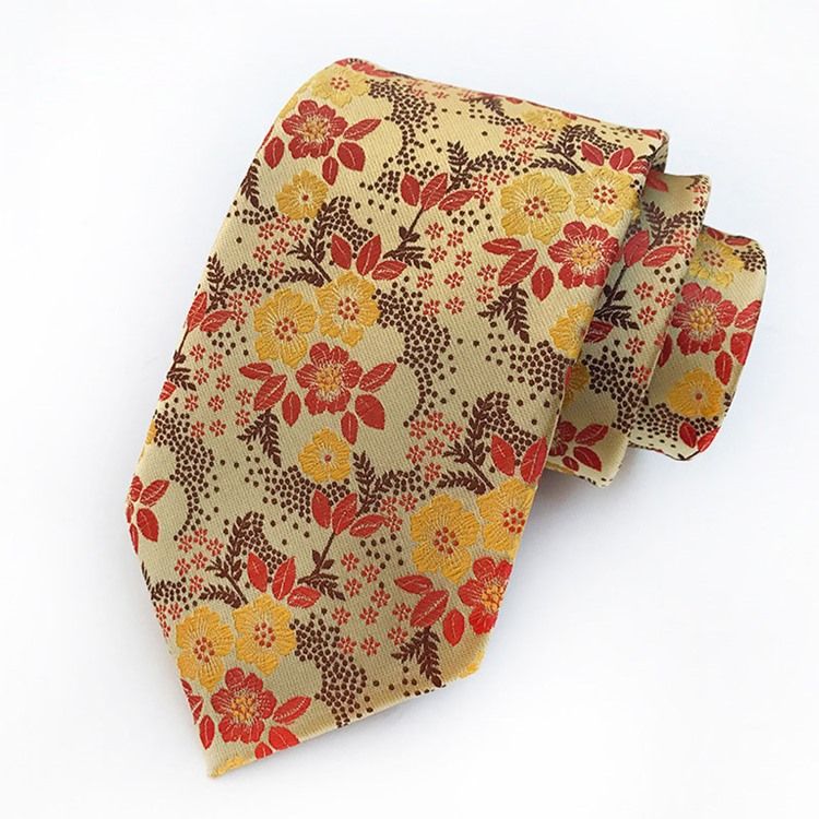 Gravata Floral Paisley Masculina