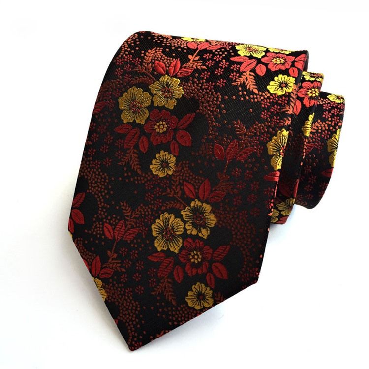 Gravata Floral Paisley Masculina