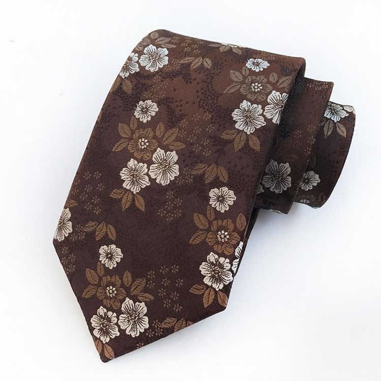 Gravata Floral Paisley Masculina