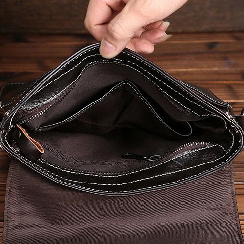 Bolsas De Ombro Masculinas Simples Pu