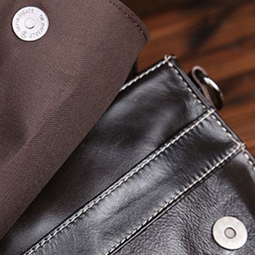 Bolsas De Ombro Masculinas Simples Pu