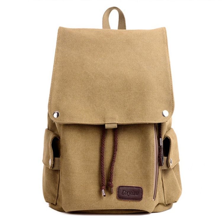 Mochila De Lona Masculina Casual Estilo Coreano