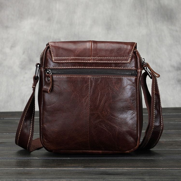 Thread Fashion Pu Retângulo Masculino Bolsas De Ombro