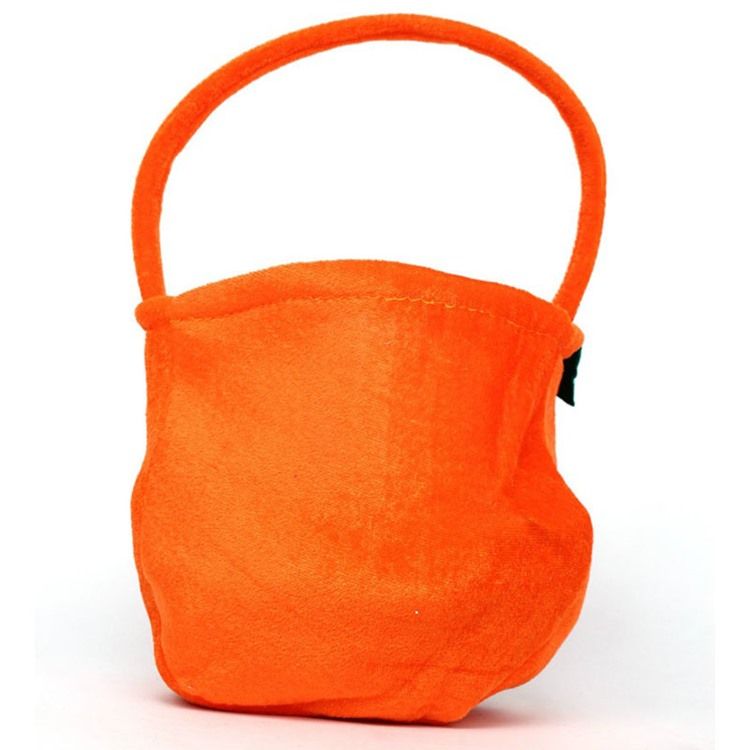 Bolsa De Flanela De Abóbora Para Fantasia De Halloween