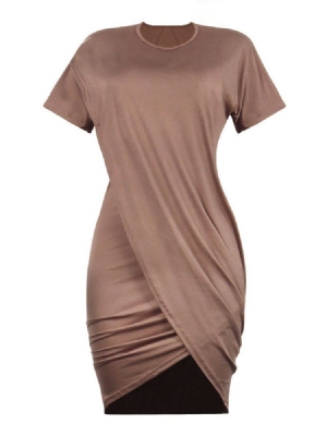 Vestido Bodycon Feminino Assimétrico