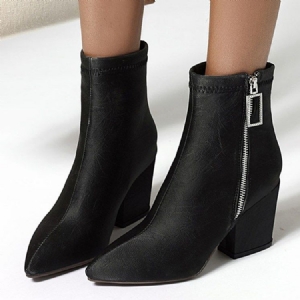 Botas Casuais Com Dedo Do Pé Pontudo Feminino