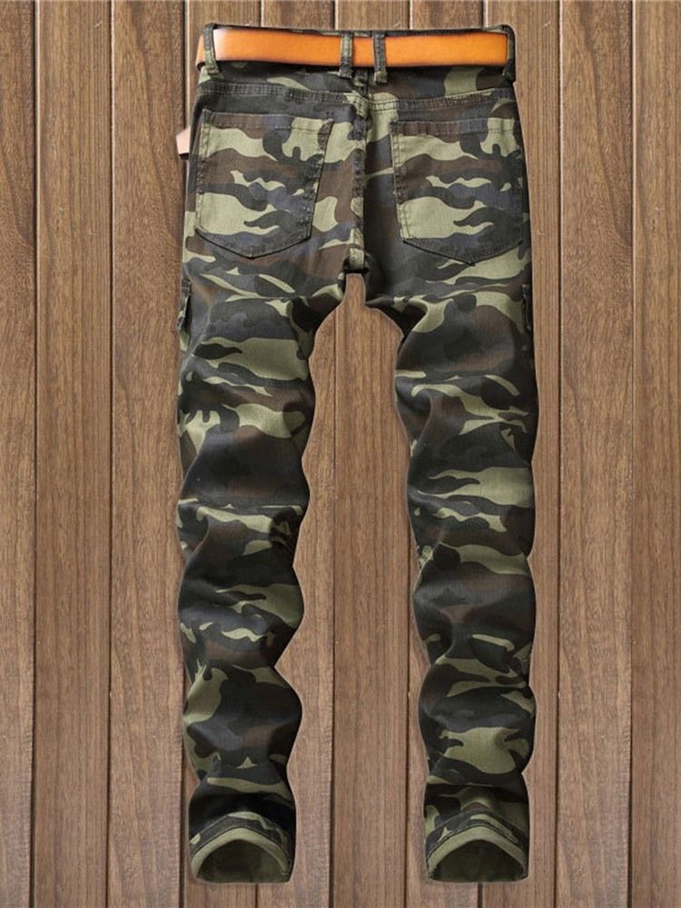 Calça Casual De Camuflagem Masculina Estampada Casual Four Seasons