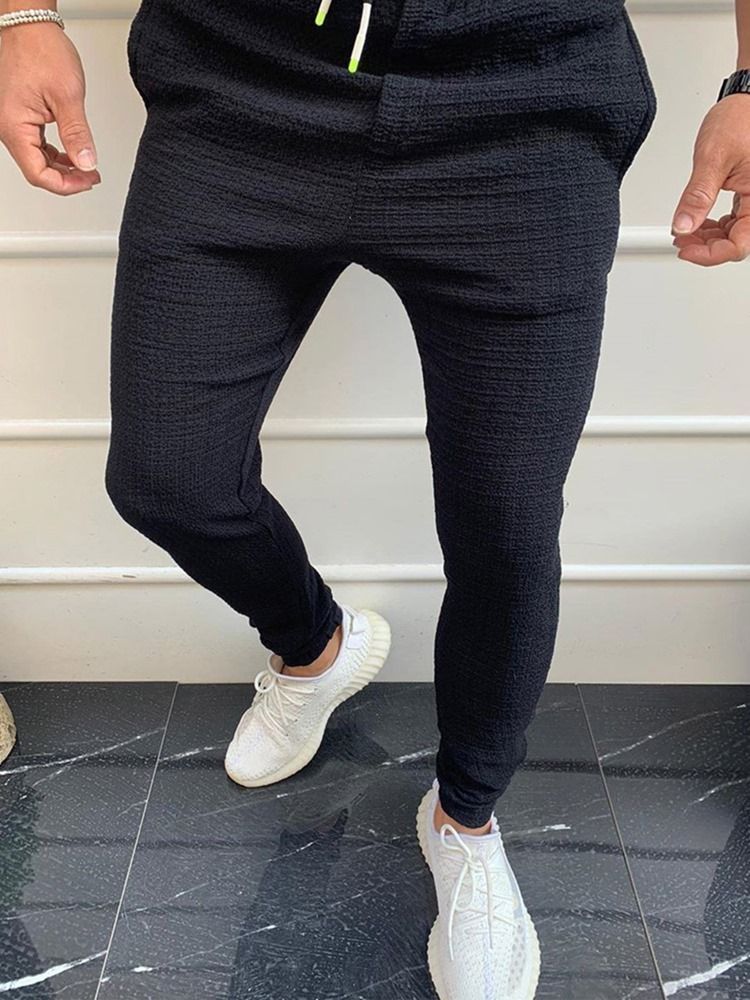 Calça Casual Masculina Com Corda Four Seasons