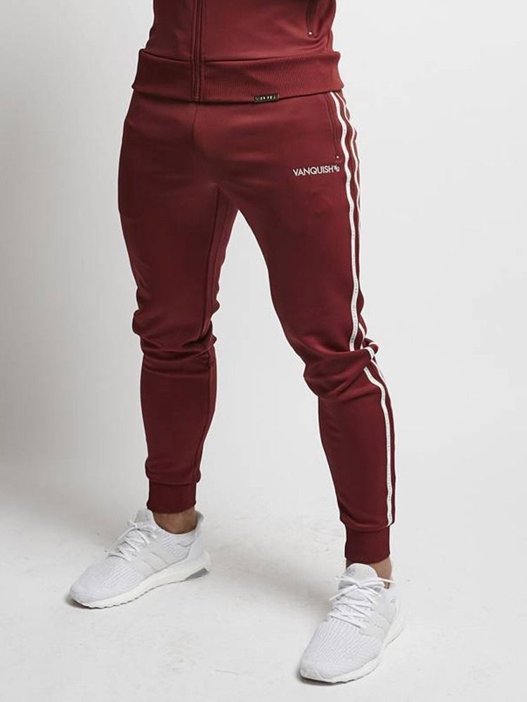 Calça Casual Masculina Stripe Primavera Casual