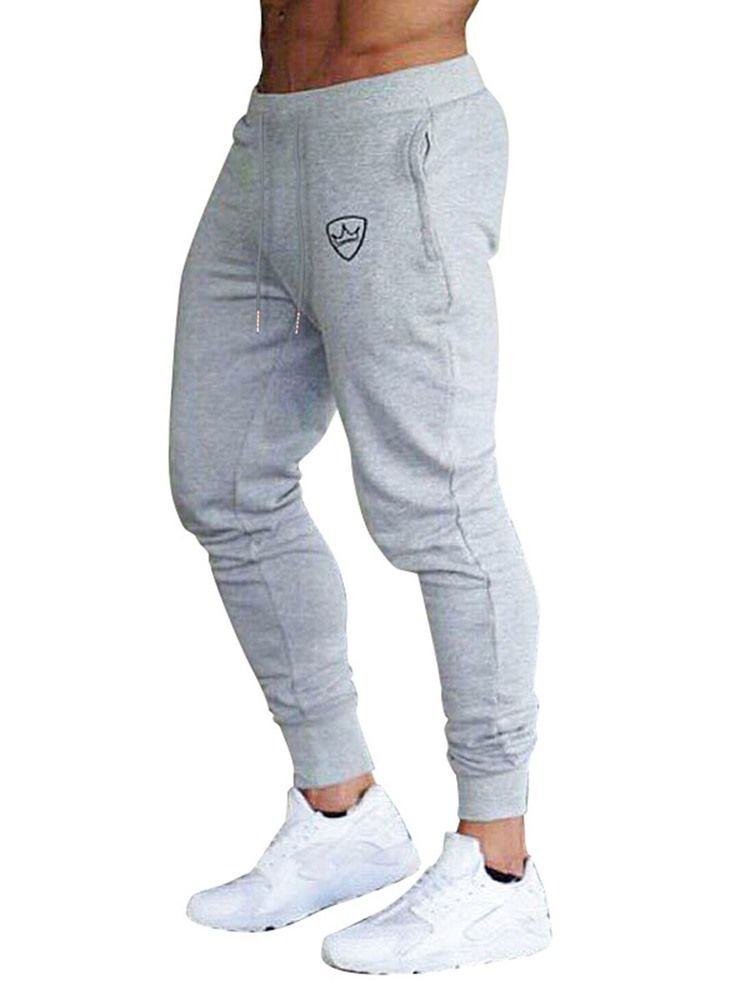 Calça Casual Micro-elástica Masculina Slim