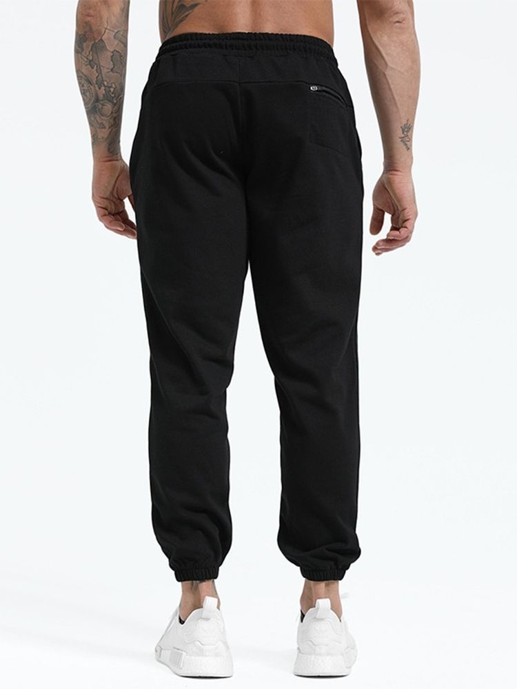 Calça Lápis Carta Cintura Média Calça Casual Masculina