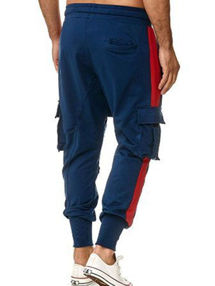 Calça Lápis Cor De Bolso Bloco Primavera Calça Casual Masculina