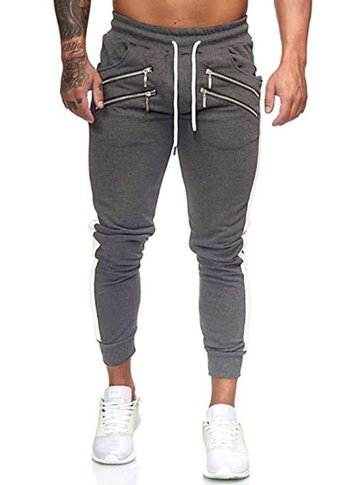 Calça Lápis De Corda Calça Casual Masculina Com Corda