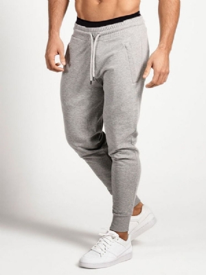 Calça Lápis Masculina Calça Casual Com Laço Primavera Liso