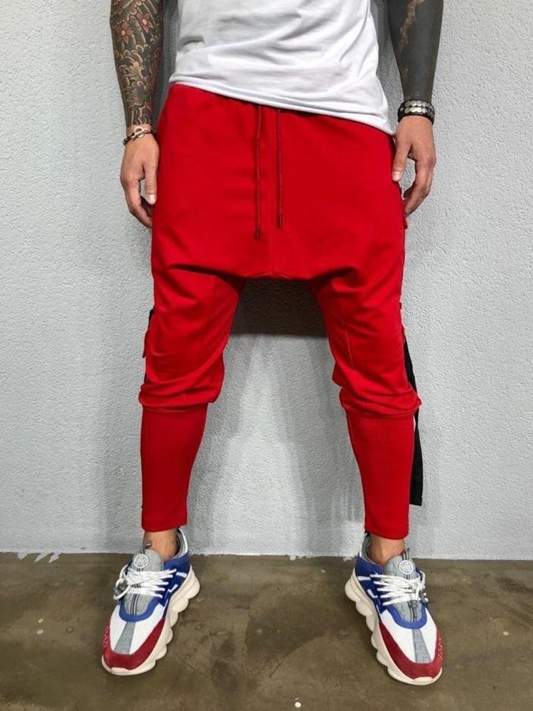 Calça Larga Masculina Com Bolso De Primavera Calça Casual