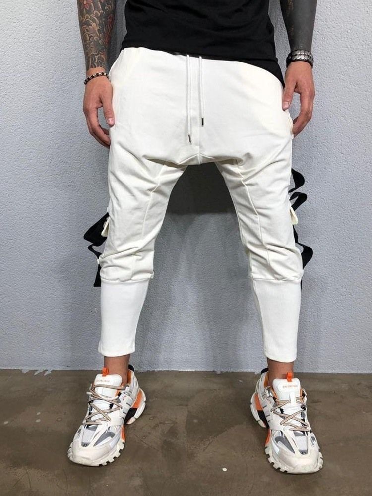 Calça Larga Masculina Com Bolso De Primavera Calça Casual