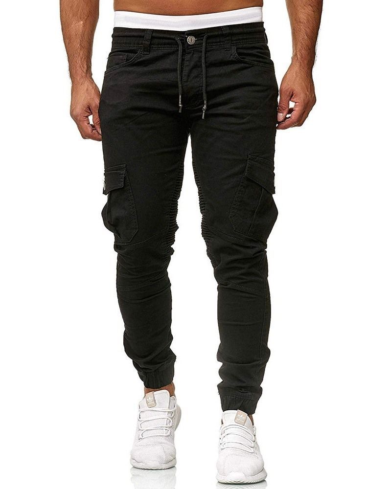 Calça Macacão Simples Com Rendas Four Seasons Mens Casual