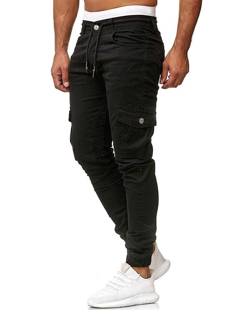 Calça Macacão Simples Com Rendas Four Seasons Mens Casual