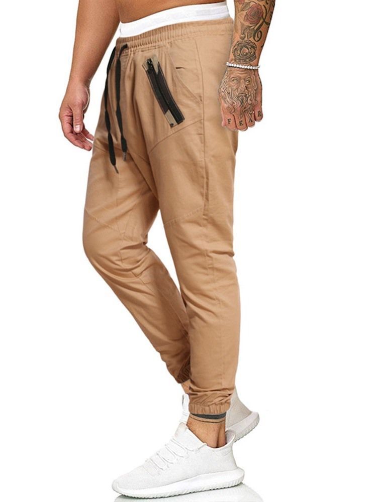 Estampa Calça Lápis Camuflagem Calça Casual Masculina