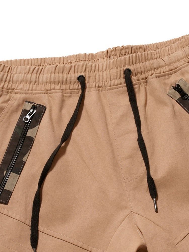 Estampa Calça Lápis Camuflagem Calça Casual Masculina