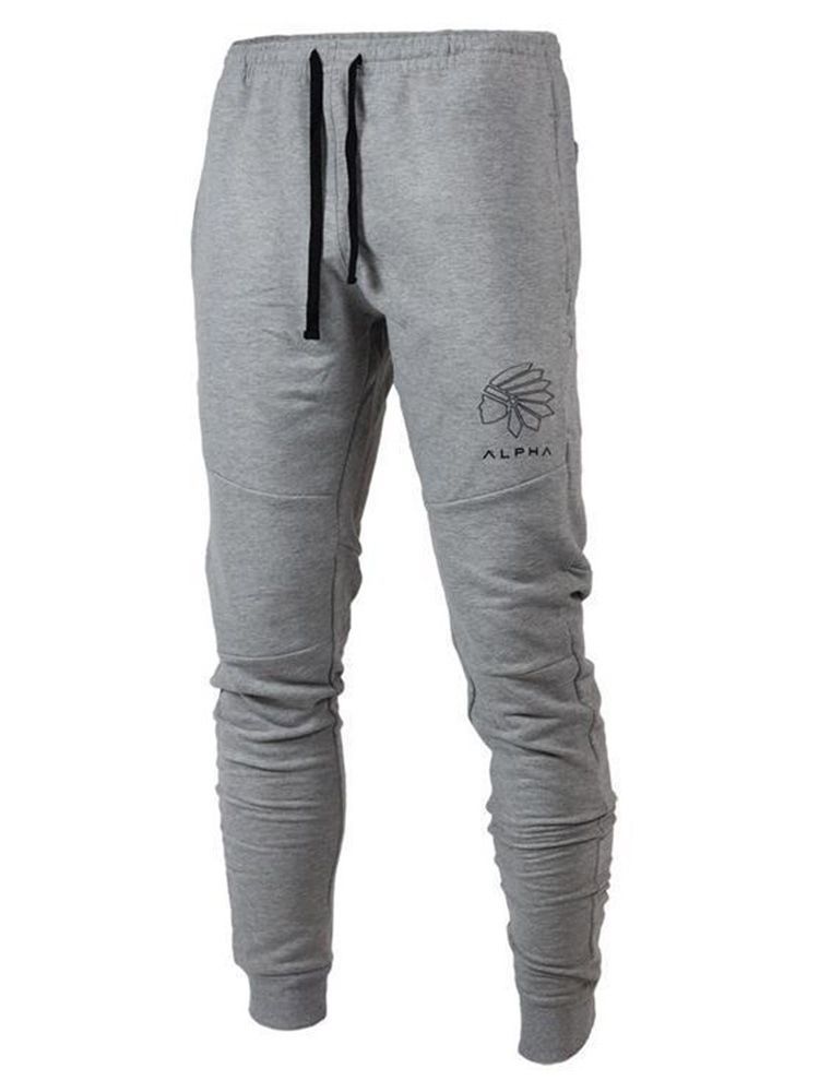 Imprimir Lápis Calça Calça Casual Masculina