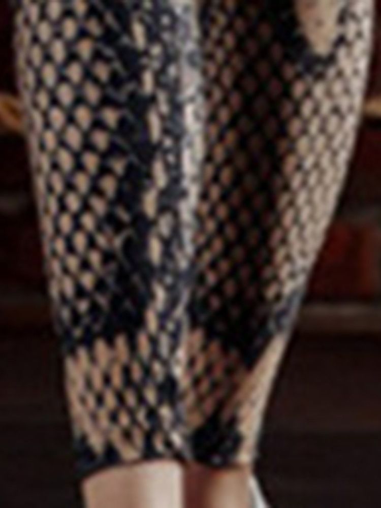 3d Snakeskin Pattern Print Leggings Femininos De Ioga Calças De Ioga De Cintura Alta Leggings Tiktok