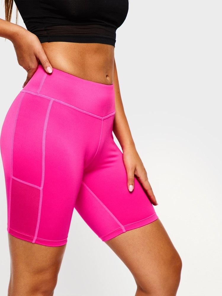 Bolsos Femininos Anti-suor Sólido Ginásio Esportivo Calças Ioga Calças Ioga Cintura Alta Leggings Tiktok