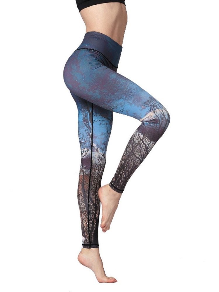 Calça Feminina Feminina Anti-sweat Feminina Comprimento Total Calça Yoga Cintura Alta Leggings Tiktok